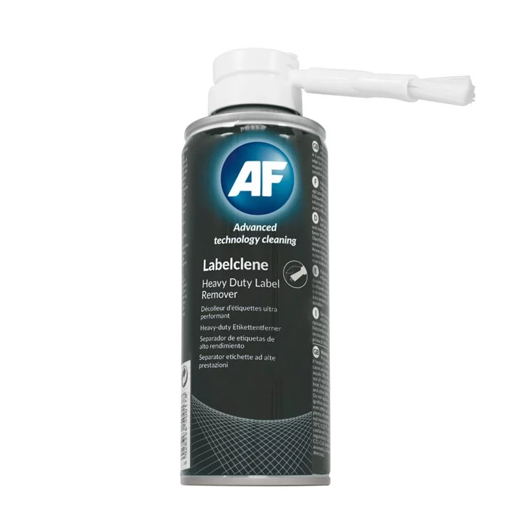 AF Heavy Duty Label Remover Solution With Applicator Brush. 200ml. Code HDLRM200