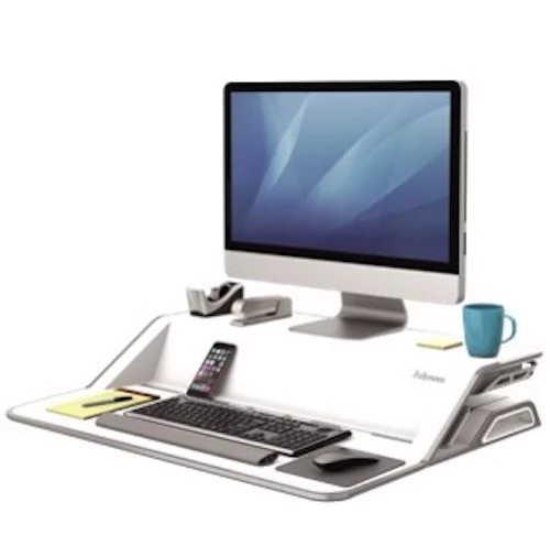Fellowes Lotus Sit-Stand Workstation White