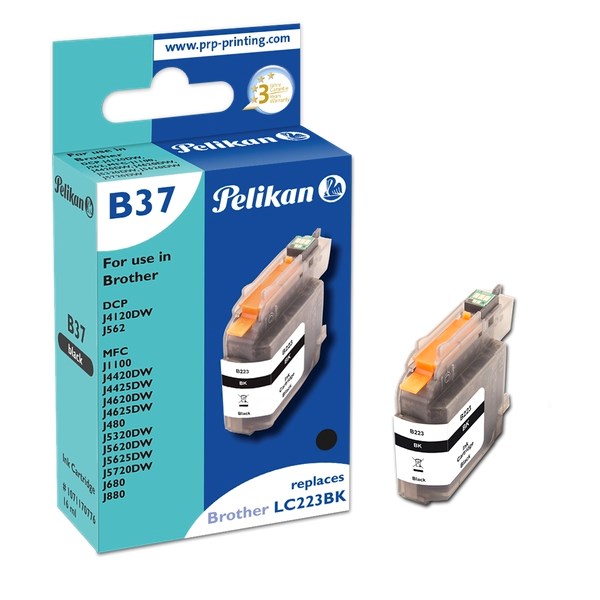 BROLC223BKPEL Pelikan Ink Compat For Brother LC223Bk Black