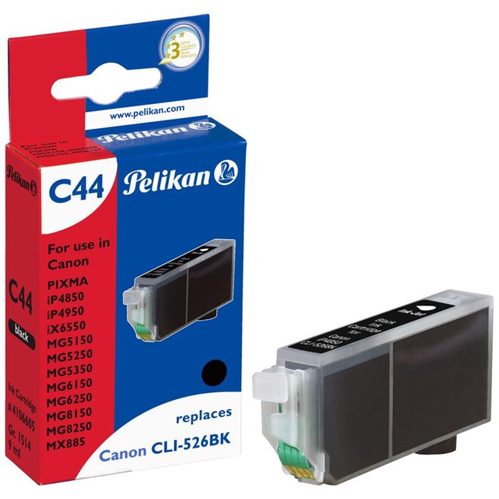 CANCLI526BKPEL Pelikan Ink Compat For Canon CLI-526Bk Black