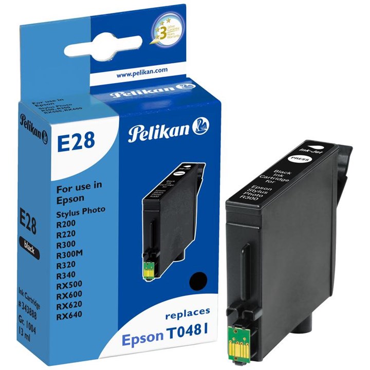 EPST04814010PEL Pelikan Ink Compat For Epson T0481 Black