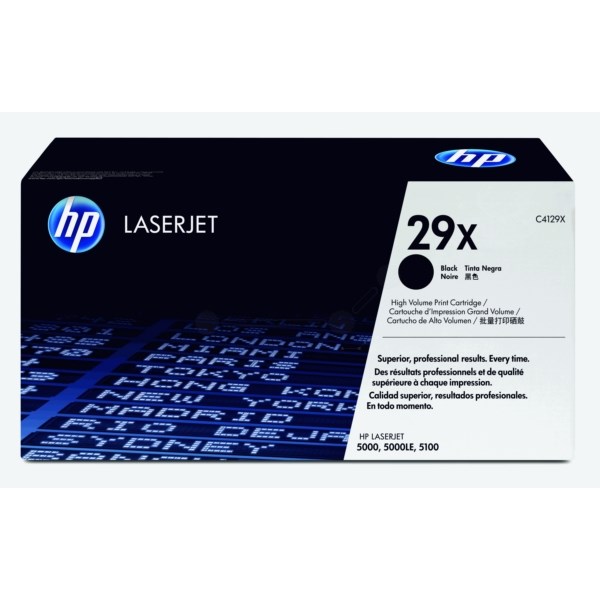 HPC4129X HP No.29X Laser Toner Cartridge Black Code C4129X