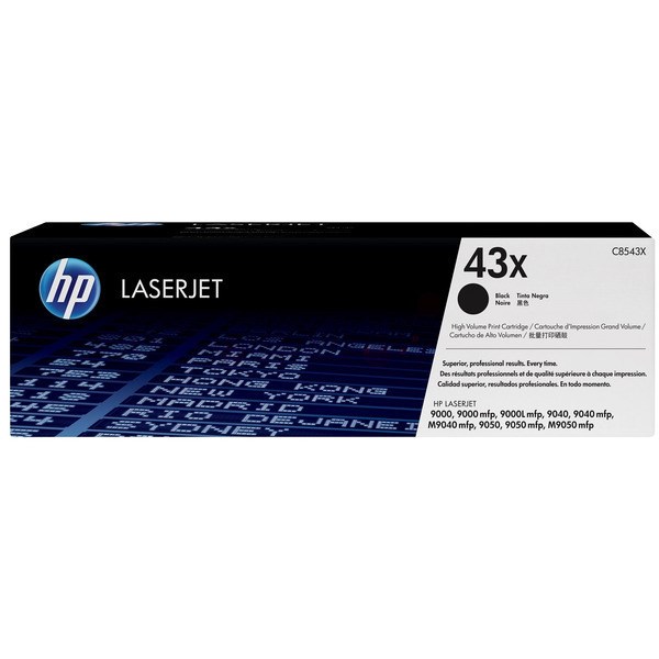 HP No.43X Laser Toner Cartridge Black Code C8543X
