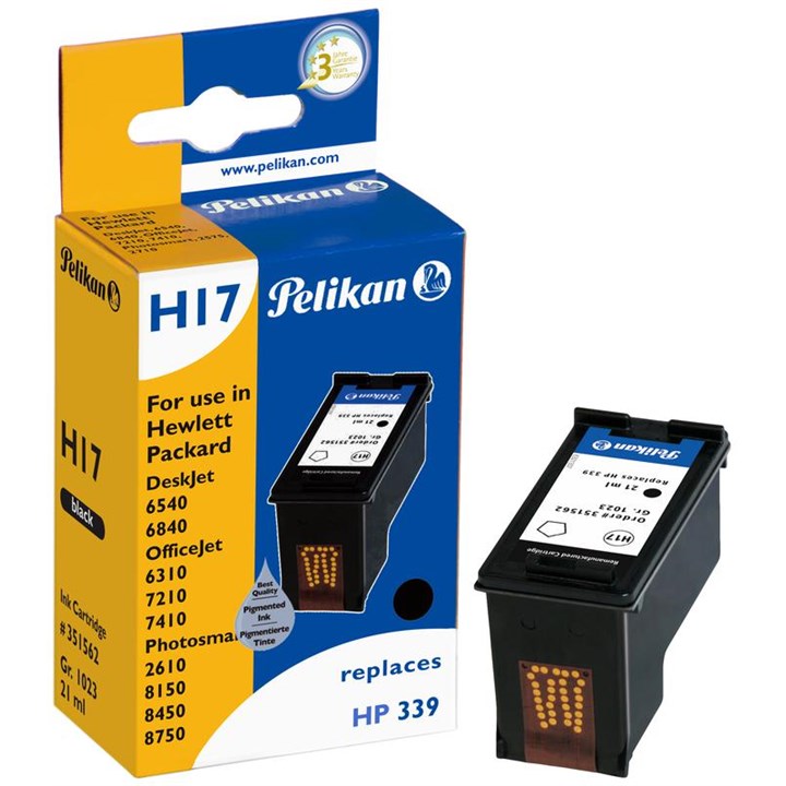HPC8767EEPEL Pelikan Ink Reman For HP 339 Black (C8767Ee)
