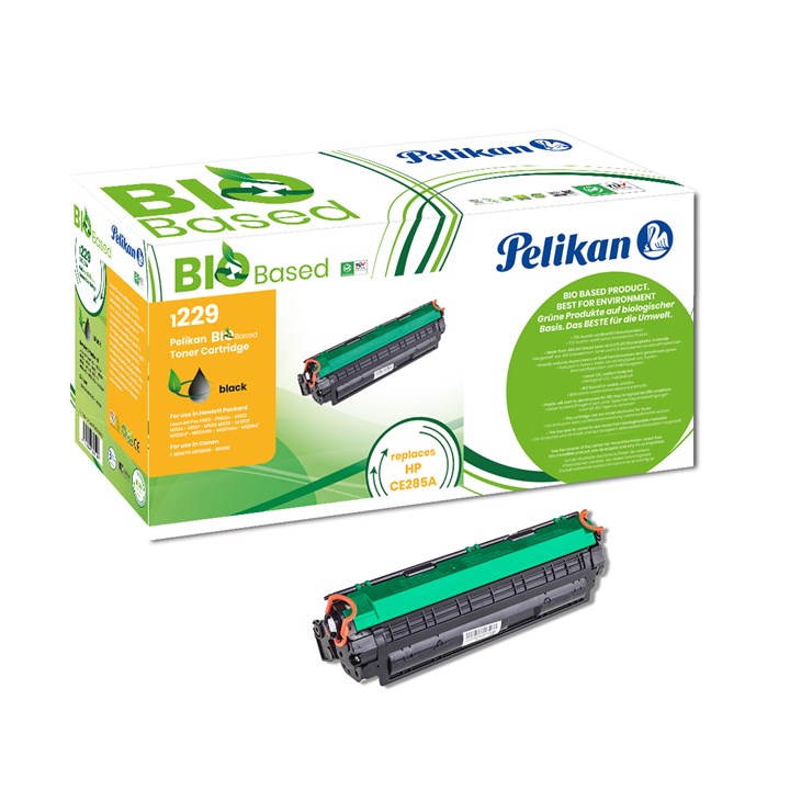 HPCE285ABIOPEL Pelikan Bio Based Laser Toner Replaces HP 85A Black (CE285A)