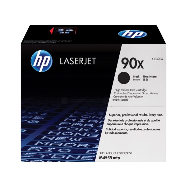 HP No.90X Laser Toner Cartridge High Yield Black Code CE390X