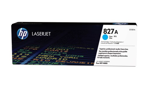 HP 827A Laserjet Toner Cartridge Cyan CF301A