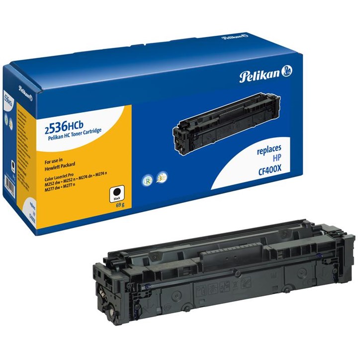 HPCF400XPEL Pelikan Laser Toner For HP 201X Black (CF400X)