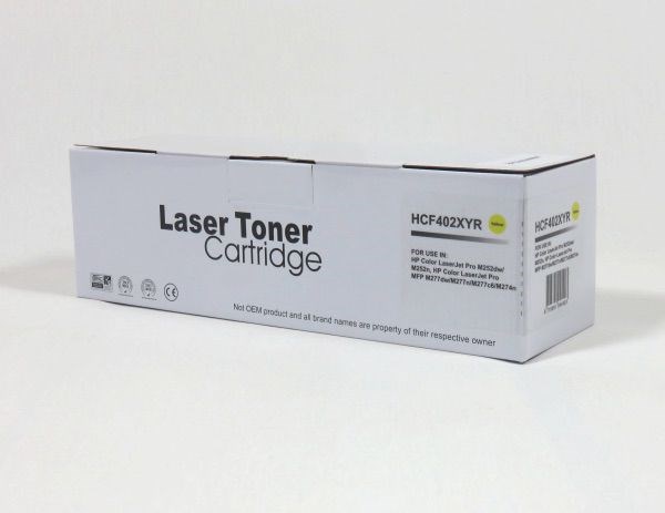 HPCF402XRM SIMPLY HP 201X Toner Yellow Remanufactured CF402X