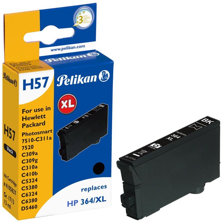 HPCN684EEPEL Pelikan Ink Compat For HP 364XL Black (Cn684Ee)