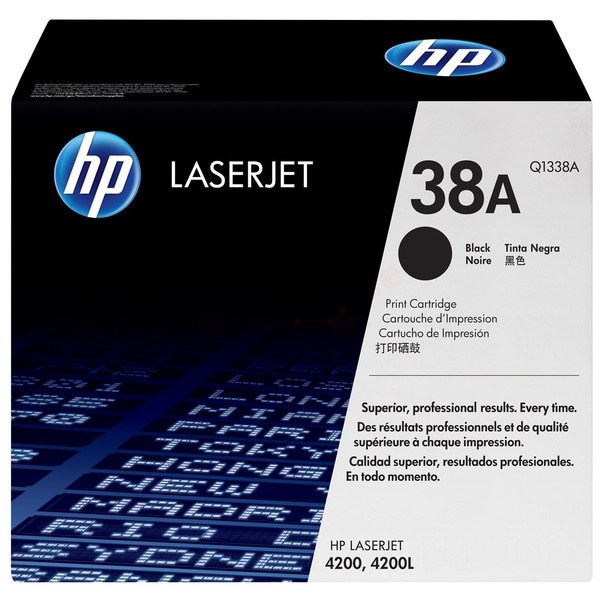 HPQ1338A HP No.38A Laser Toner Cartridge Black Code Q1338A