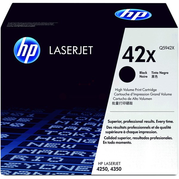 HPQ5942X HP No.42X Laser Toner Cartridge Black Code Q5942X