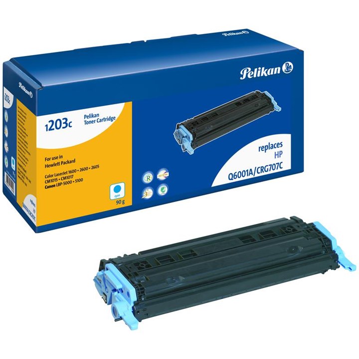 HPQ6001APEL Pelikan Laser Toner For HP 124A Cyan (Q6001A)