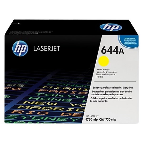 HPQ6462A HP No.644A Laser Toner Cartridge Yellow Code Q6462A