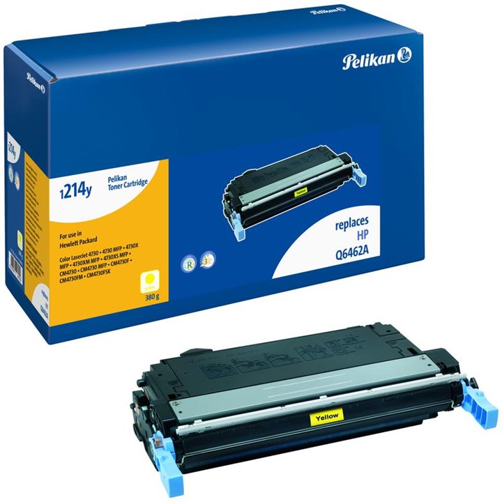 HPQ6462APEL Pelikan Laser Toner For HP 644A Yellow (Q6462A)