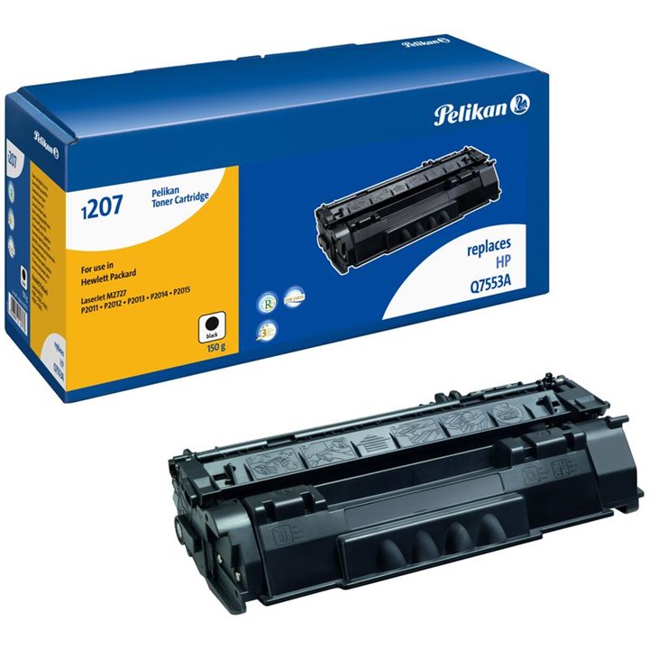 HPQ7553APEL Pelikan Laser Toner For HP 53A Black (Q7553A)