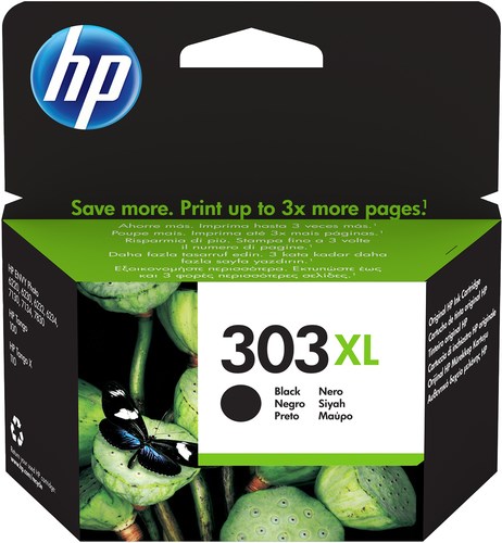 HPT6N04AE HP Original 303XL HY Black Ink Cartridge T6N04AE