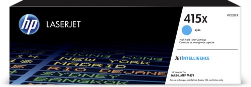 HPW2031X HP 415X Cyan Toner Cartridge W2031X