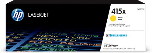HPW2032X HP 415X Yellow Toner Cartridge W2032X
