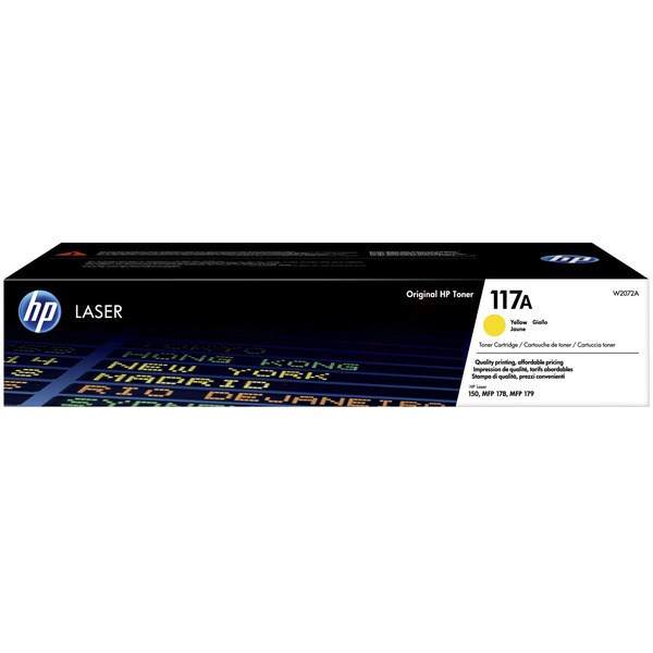 HPW2072A HP 150A 178NW 179FNW Toner 117A Yellow W2072A