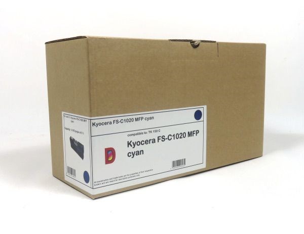 KYO3515C Kyocera FSC1020 Toner Cyan Compatible TK150C 1T05JKCNL0