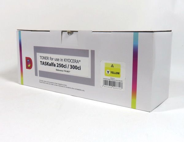 KYO3521Y Kyocera 250 Toner Yellow Compatible TK865Y