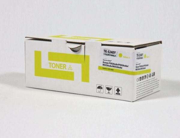 KYO3535Y Kyocera P5026 M5526 Toner Yellow Compatible TK5240Y 1T02R7ANL0