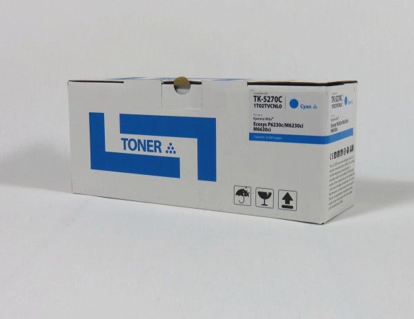 KYO3549C Kyocera P6230 M6230 6630 Toner Cyan Compatible TK5270C