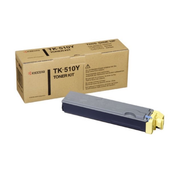 KYOTK510Y Kyocera FSC5020 5025 5030 Toner Yellow 1T02F3AEU0 TK510Y