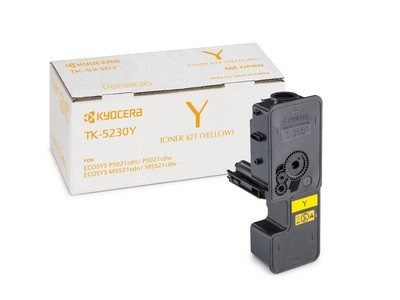 KYOTK5230Y Kyocera M5521 Toner Yellow 1T02R9ANL0 TK5230Y