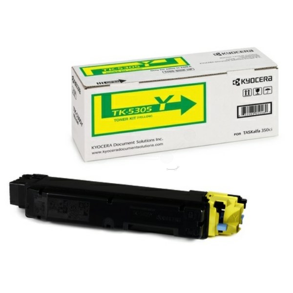 KYOTK5305Y Kyocera 350 351 Toner Yellow 1T02VMANL0 TK5305Y