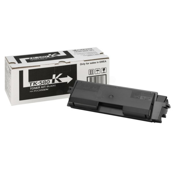KYOTK580K Kyocera FSC5150 Toner Black 1T02KT0NL0 TK580K