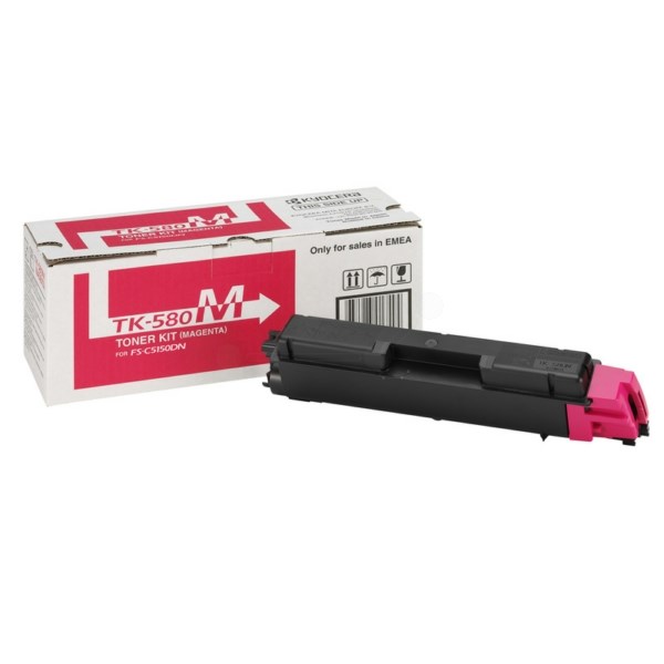 KYOTK580M Kyocera FSC5150 P6021 Toner Magenta 1T02KTBNL0 TK580M