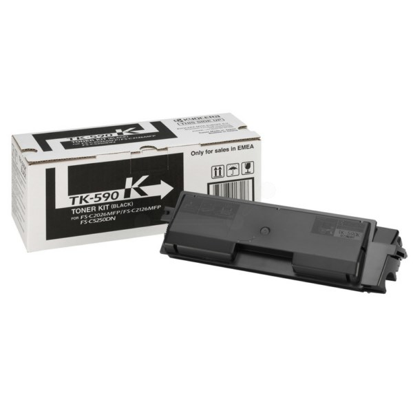 KYOTK590K Kyocera FSC2016 2026 2126 Toner Black 1T02KV0NL0 TK590K