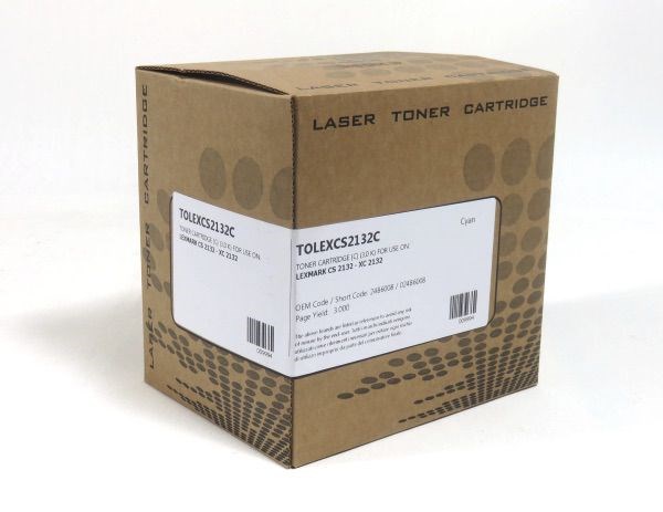 LEX24B6008RM Lexmark XC2130 XC2132 Cyan Remanufactured 3K