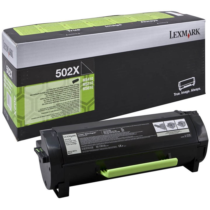 LEX50F2X00 Lexmark 50F2X00 502X Black Toner 10K Pages