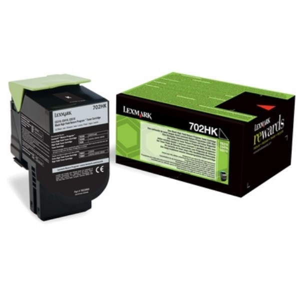 LEX70C2HK0RM Lexmark 702Hk Black High Capacity Toner Reman 70C2Hk0