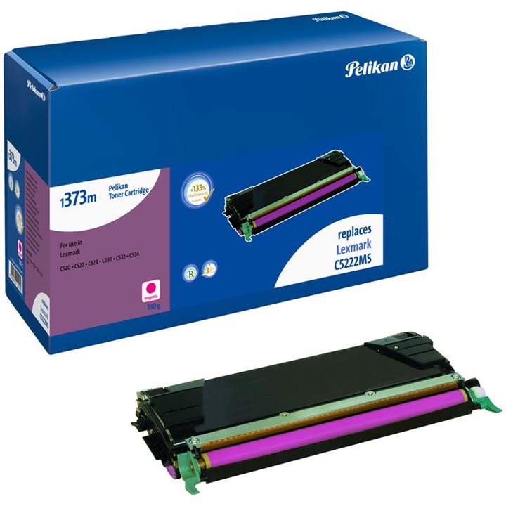 LEXC5222MSPEL Pelikan Laser Toner For Lexmark C5222Ms Magenta