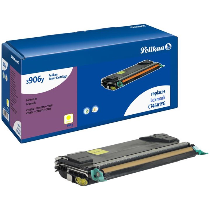 LEXC746A1YGPEL Pelikan Laser Toner For Lexmark C746A1Yg Yellow