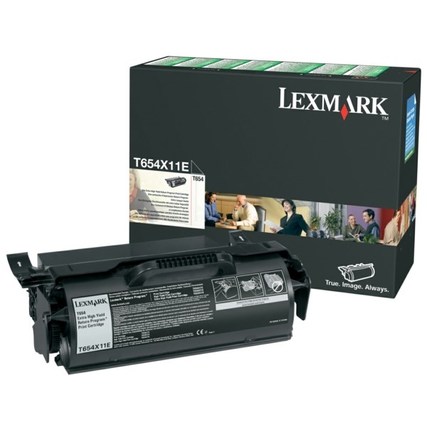 LEXT654X11E Lexmark T654 Black Toner 36K