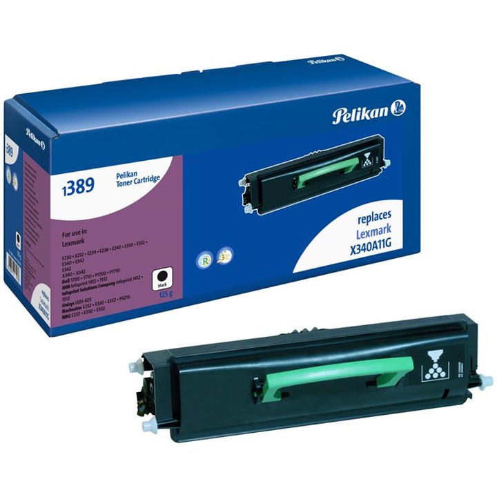 LEXX340A11GPEL Pelikan Laser Toner For Lexmark X340A11G Black
