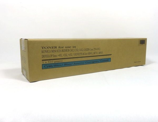 MIN3525C Minolta C452 C552 C652 Olivetti MF551 MF651 Develop INEO+452 INEO+552 INEO+652 Toner Cyan Compatible TN613C A0TM450 B0821
