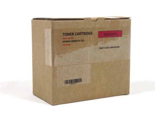 MIN3531M Minolta C25 Develop +25 Toner Magenta Remanufactured TNP27M