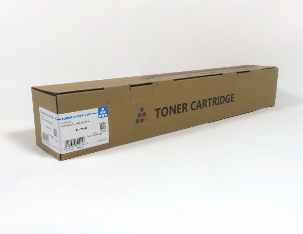 MIN3554C Minolta C654 754 Toner Cyan A3VU430 TN711C Compatible