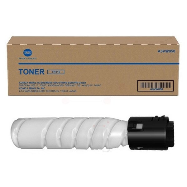 MINTN118 Minolta 215 226 Toner Black A3VW050 TN118
