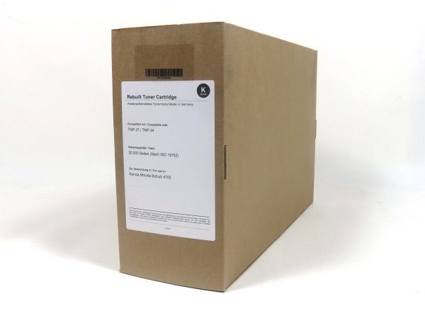 MINTNP34KRM Minolta Bizhub 4700P Remanufactured Toner Black TNP34 A63T01H