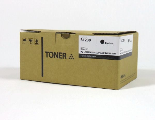 OLI30048 Olivetti PGL2555 Toner Black Compatible 25K B1230