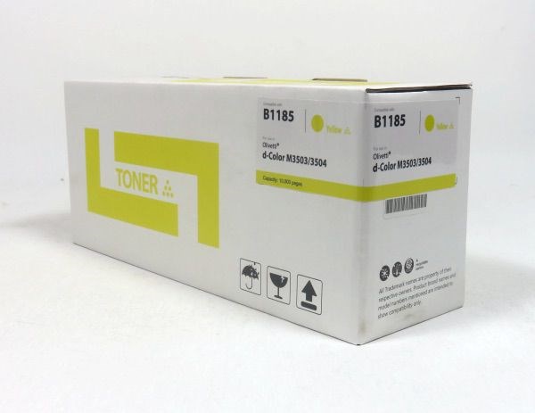OLI3536Y Olivetti D Colour M3503 3504 Toner Yellow B1185 Compatible 10K