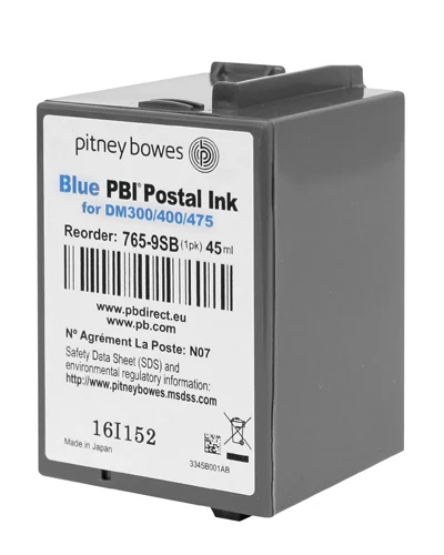 Pitney Bowes DM300C Blue Compatible Europe 765 9SBC Pitney Bowes DM300C Blue Compatible Europe 765 9SBC