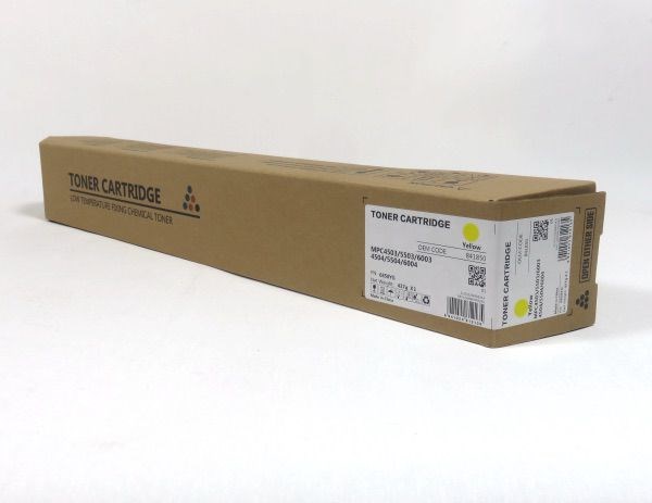 RIC3537YC Ricoh MPC4503 04 5503 04 6003 6504 Chemical Toner Yellow Compatible